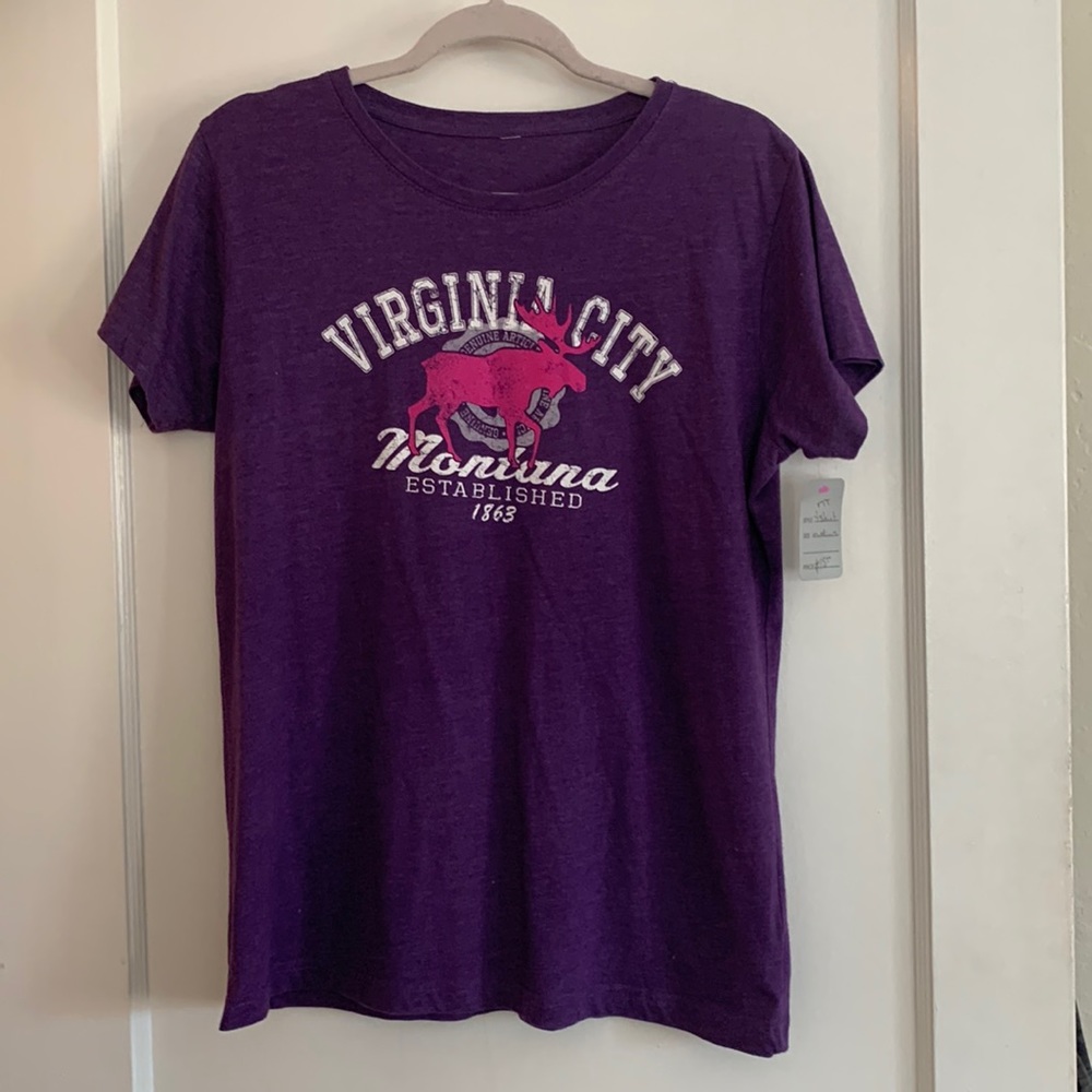 Vintage Purple Virginia City tee